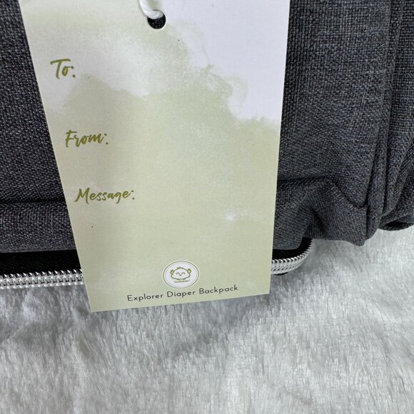 KeaBabies Original Diaper Bag Mystic Gray Large Capacity & Multi-Functional - Picture 7 of 11